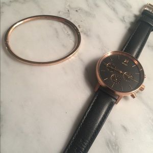 MVMT Accessories - MVMT Rose Gold watch and bangle MVMT Accessories - MVMT Rose Gold watch and bangle